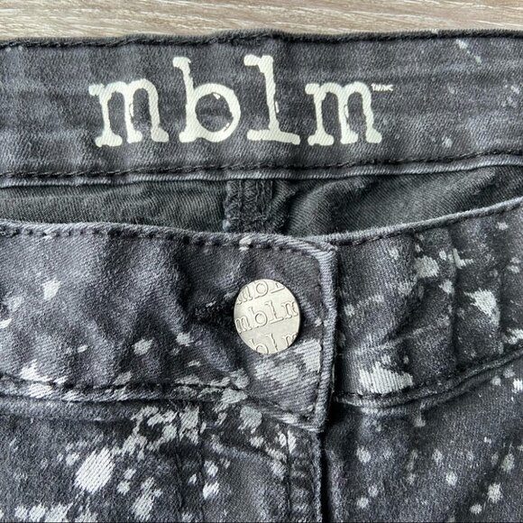 Mblm Splattered Studded Skinny Jeans - Picture 4 of 15